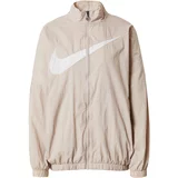 Nike Sportswear Prehodna jakna temno siva / bela