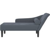  Počivaljka s jastucima tamnosiva baršunasta | shoptok.hr