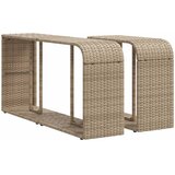  10-dijelni set vrtnih sofa s jastucima bež od poliratana 65.5 x 62 x 69 cm | shoptok.hr