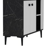 Woody Fashion Sahra - Black Marble, White BlackWhite Console | ePonuda.com