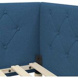  Kutni okvir kreveta Plava 90 x 190 cm tkanina | shoptok.hr