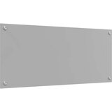  Kuhinjski zid Svijetlo siva 90 x 40 cm Staklo otporno na udarce | shoptok.hr