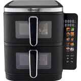 Tornado Cvrtnik na vroč zrak dve posodi 2x1400W 5,5L + 5,5L, 10 programov | Shoptok.si