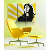 Ručno slikane slike na platnu pop art woman in sun