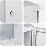  Upravljački ormar Siva 57 x 23 x 60 cm ABS plastika | shoptok.hr
