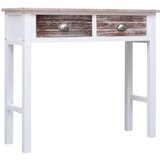  Konzolna mizica rjava 90x30x77 cm les, (20711339) | Shoptok.si