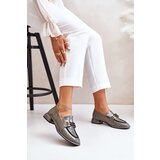 ARTIKER Lacquered Women's Loafers On A Block With Decoration | shoptok.hr