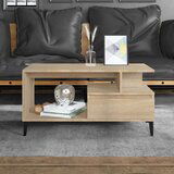  Klubska mizica sonoma hrast 90x49x45 cm konstruiran les, (20712385) | Shoptok.si