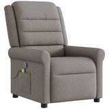 vidaXL Masažni naslanjač taupe blago, (21824451) | Shoptok.si