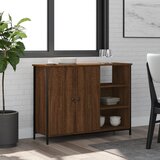 vidaXL Komoda smeđa boja hrasta 100x33x75 cm od konstruiranog drva Cijene