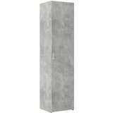 Maison Chic Visoka omara - Komoda - Predalnik betonsko siva 45x42,5x185 cm inženirski les, (21721599) | Shoptok.si