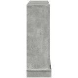 vidaXL Okvir za kamin boja betona 100x30x87,5 cm od konstruiranog drva | shoptok.hr