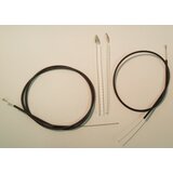 Shimano sajla kočnice racing prednja & zadnja 670X800/1250X1400MM black w/outer guide w/o joint indpack IBCBTYPL40660 Cene