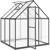  Staklenik s okvirom antracit 169 x 169 x 195 cm aluminijski | shoptok.hr