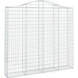  Lučne gabionske košare 7 kom 200x30x180/200cm pocinčano željezo | shoptok.hr