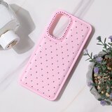  Torbica Bling za Samsung A566B Galaxy A56 5G roze Cene