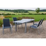 Gardenson Vrtni Set Amalfi, 5-delni, Raztegljiva Miza | Shoptok.si