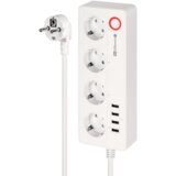  Kruger&Matz produžni kabel s 4 njemačke utičnice i 4xUSB 2100 mA Connect P6 Tuya Cijene