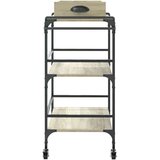  Kolica boja hrasta 81 5x41x92 5 cm konstruirano drvo | shoptok.hr