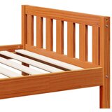  Dječji krevet bez madraca voštano smeđi 90 x 200 cm od borovine | shoptok.hr
