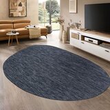 Conceptum Hypnose tepih tema 9034, ovalni, 200x290 cm, tamnoplavi | ePonuda.com