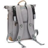 Fillikid torba/nahrbtnik za mamice Rolltop Berlin, kameno siva | Shoptok.si