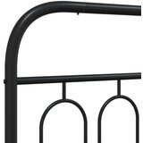  Metalno uzglavlje crno 137 cm | shoptok.hr
