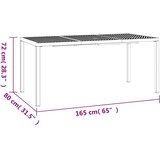  Vrtni stol antracit 165x80x72 cm čelični | shoptok.hr