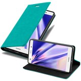 Cadorabo Huawei P8 LITE 2017/P9 LITE 2017 v bencinsko turkizna - Zaščitni ovitek z magnetnim zapiranjem, stoječo funkcijo in režo za kartice, (20560800) | Shoptok.si
