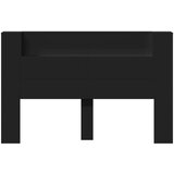  Vzglavje z LED lučmi Črna 160 x 16,5 x 103,5 cm Konstruiran les, (5000109124) | Shoptok.si