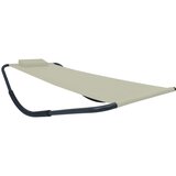 vidaXL Vrtni ležalnik krem 200x90 cm iz jekla, (20662353) Cene