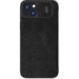 Nillkin Qin Pro Leather etui/ovitek za iPhone 15 Plus, Črn Cene
