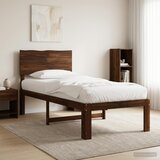  Krevet s uzglavljem ROSTOCK Tamno smeđa 75 x 190 cm | shoptok.hr