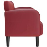  Dvosjed Sofa vino crvena 110 cm umjetna koža | shoptok.hr