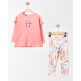 VIA GIRLS Kompletić za devojčice, majica i pantalone I love you, Roze | Eponuda.com