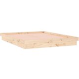  Okvir za krevet 140 x 190 cm od masivnog drva | shoptok.hr