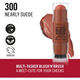 Rimmel London Multi-Tasker Blush'N'brush rumenilo u olovci s kistom nijansa 300 Nearly Suede 8 g | shoptok.hr