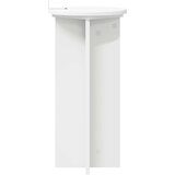  Stalak za biljke 2 pcs Bijela Ø29,5 x 60 cm Konstruirano drvo | Eponuda.com