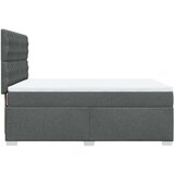 vidaXL Okvir kreveta s oprugama i madrac svjetlosivi 140x200cm tkanina | shoptok.hr