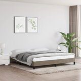 Maison Chic Posteljni okvir - Dvoposteljna postelja - Zakonska postelja brez vzmetnice taupe 180x200 cm blago-J4231, (21771566) | Shoptok.si