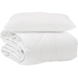  Poplun s jastukom 2 pcs Bijelo Mikrovlakna | shoptok.hr