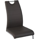 P & B NIHAJNI STOL, kovina, tekstil rjavosiva, barve kroma | Shoptok.si