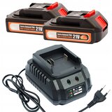 Rosfix Set 2x Baterija 21V 1.5Ah V Hitri Polnilec 21V 1.2A – Združljiva Z Makita 18V–21V | Za Električno Orodje, (5000222796) | Shoptok.si