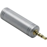1103096 1103096 klinker avdio adapter [1x 2,5mm banana moški konektor - 1x priključna doza za 3,5mm banana moški konektor] zlata Klinke, (20411410)