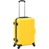  Trdi potovalni kovčki 3 kosi rumeni ABS | Shoptok.si