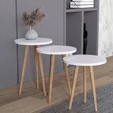 MID.YOU Set Mizic Barilo, Bela, Barva Hrasta, 3 Kos | Shoptok.si