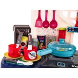  Dječja kuhinja s zvučnim i svjetlosnim efektima - 53 elemenata - plavo/zelena | Shoptok.si