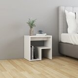  Noćni ormarić 2 kom sjajni bijeli 40x30x40 cm konstruirano drvo | shoptok.hr