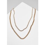 Urban Classics Accessoires Double-layered gold diamond necklace | shoptok.hr