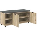  Klupa za hodnik s jastukom Sonoma hrast 100 x 38 x 46 cm | shoptok.hr